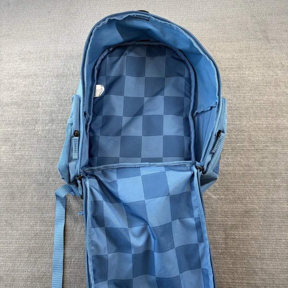 Nike LeBron James Basketball Backpack Blue Bubble Straps Lightweight Pockets